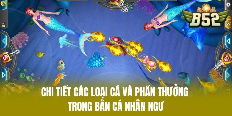 Chi Tiết Các Loại Cá và Phần Thưởng Trong Bắn Cá Nhân Ngư